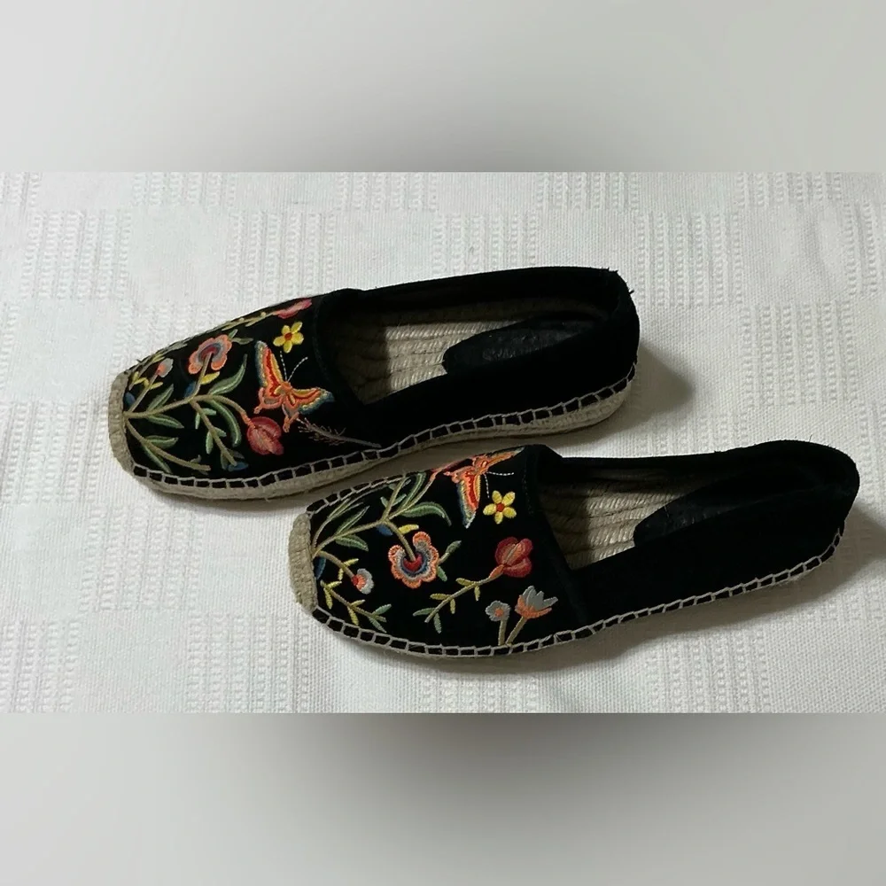 Johnny Was Embroiled Espadrilles Size 6M